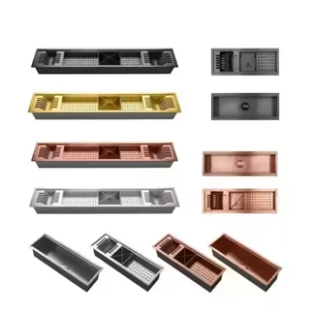 Estante para platos de cocina de acero inoxidable grande